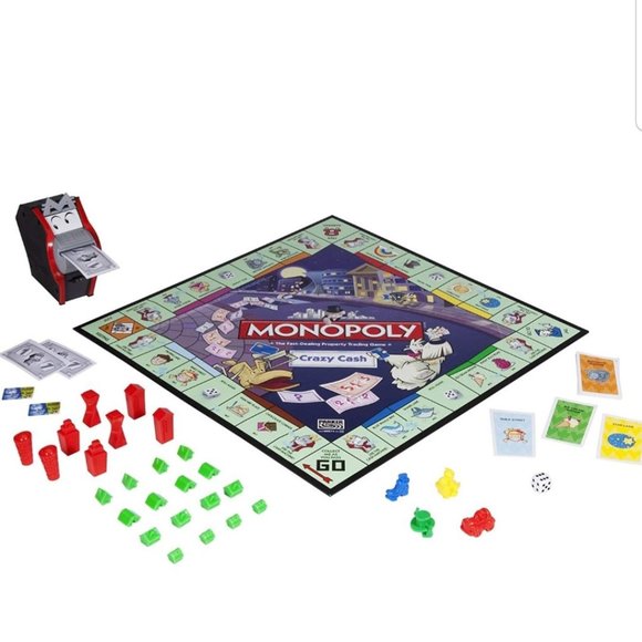 NEW MONOPLOY CRAZY CASH BOARD GAME - Picture 3 of 4